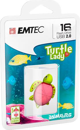 Pendrive, 16GB, USB 2.0, EMTEC Lady Turtle