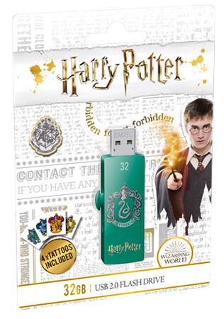 Pendrive, 32GB, USB 2.0, EMTEC Harry Potter Slytherin