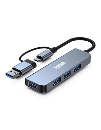 USB elosztó-HUB, 4xUSB-A 3.2, URBAN FACTORY Minee