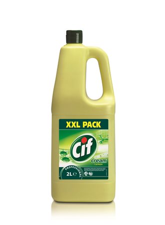 Súrolószer, 2 l, CIF Cream, citrom illat