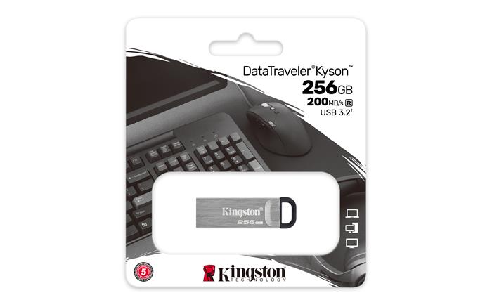 Pendrive, 256GB, USB 3.2, KINGSTON DataTraveler Kyson