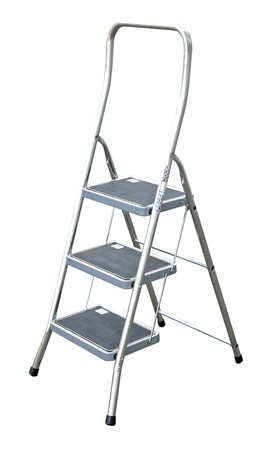 Fellépő, 2 lépcsőfokos, alumínium, KRAUSE Toppy XL