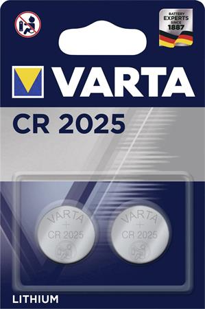 Gombelem, CR2025, 2 db, VARTA