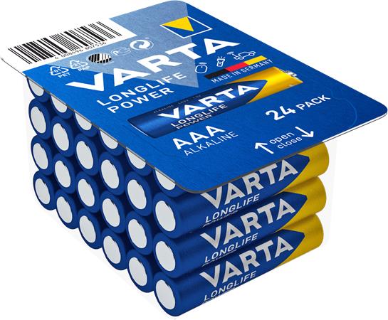 Elem, AAA mikro, 24 db, VARTA Longlife Power