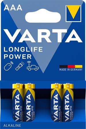 Elem, AAA mikro, 4 db, VARTA Longlife Power