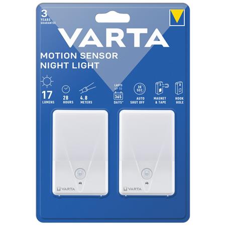 Éjjeli lámpa, LED, 2 db, VARTA Motion Sensor Night