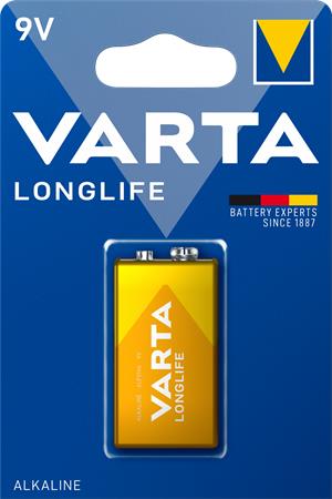 Elem, 9V, 1 db, VARTA Longlife