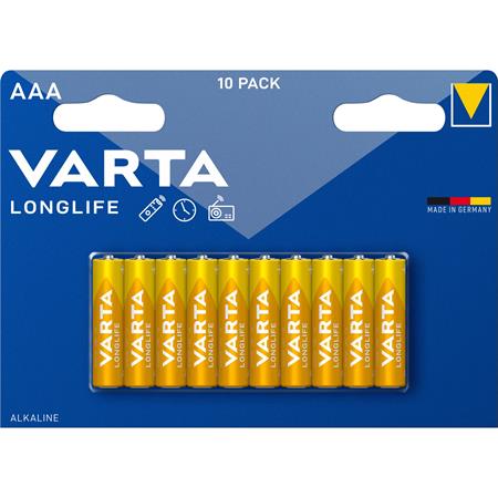 Elem, AAA mikro, 10 db, VARTA Longlife