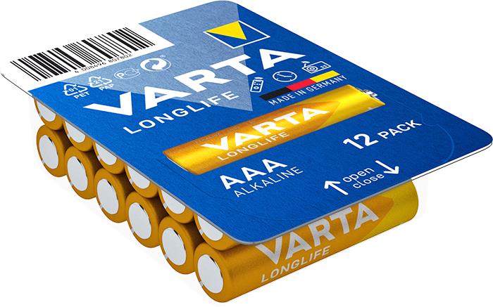 Elem, AAA mikro, 12 db, VARTA Longlife