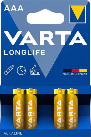 Elem, AAA mikro, 4 db, VARTA Longlife