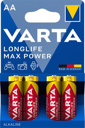 Elem, AA ceruza, 4 db, VARTA Longlife Max Power