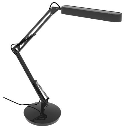 Asztali lámpa, LED, 7 W, ALBA Ledscope, fekete