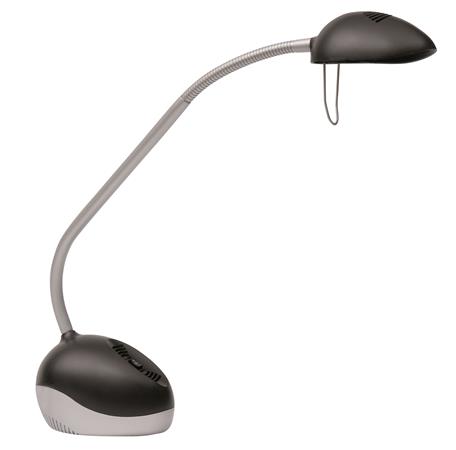Asztali lámpa, LED, 3-5,5 W, ALBA LedX, fekete
