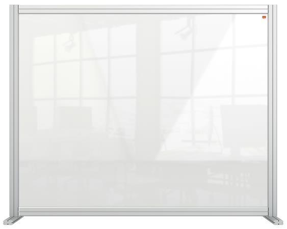 NOBO Premium Plus asztali válaszfal | átlátszó | akril | 1200x1000 mm
