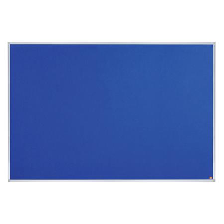 Üzenőtábla, alumínium keret, 180x120 cm, NOBO Essentials, kék