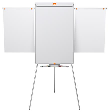 Flipchart tábla, mágneses felület, 2 db segédkarral, NOBO Essentials, fehér