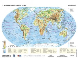 Tanulói munkalap, A4, STIEFEL Föld domborzata/ A Föld országai