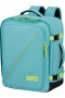 Hátizsák, kabin méret, 38l, M-es, AMERICAN TOURISTER Take2Cabin, türkiz/lime