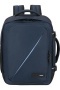 Hátizsák, kabin méret, 26,5l, S/M-es, AMERICAN TOURISTER 'Take2Cabin', tengerészkék