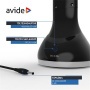Asztali lámpa, LED, 4W, AVIDE Calendar, fekete