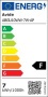 LED izzó, GU10 spot, 7W, 610lm, 3000K, AVIDE