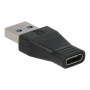 Adapter, USB-A apa/USB-C anya, AVAX 'AD601 Connect+', fekete