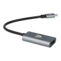 Adapter, USB-C/HDMI, AVAX 'AD603', fekete-alumínium