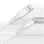 Töltőkábel, USB-A - USB-C, 18W, 1,5 m, AVAX 'CB3301', fehér