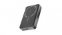 Power bank, mágneses (vezeték nélküli), 10.000mAh, AVAX 'PB300 Freely', fekete