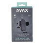 Autós töltő, vezeték nélküli, szellőzőrácsra, AVAX WH600 Freely+, fekete