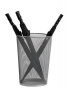 Esernyőtartó, fémhálós, ALBA Rain, szürke