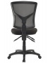 Irodai szék, fekete szövetborítás, feszített hálós háttámla, fekete lábkereszt, MAYAH Matrix, fekete