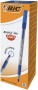 Golyóstoll, 0,28 mm, kupakos, BIC 'Round Stic Exact', kék