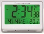Falióra, rádióvezérlésű, LCD kijelzős, 22x20 cm, ALBA 'Horlcdneo', ezüst
