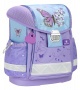 Iskolatáska, fémcsat, BELMIL Classy Purple Blue Butterfly, pillangó