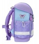 Iskolatáska, fémcsat, BELMIL Classy Purple Blue Butterfly, pillangó