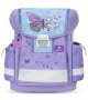 Iskolatáska, fémcsat, BELMIL 'Classy Purple Blue Butterfly', pillangó