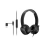 Fejhallgató, mikrofonnal, KENSINGTON 'H950 EQ USB-C/USB-A', fekete