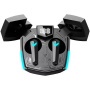 Fülhallgató, vezeték nélküli, Bluetooth 5.3, gaming, CANYON DoubleBee GTWS-2, fekete