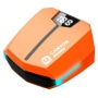 Fülhallgató, vezeték nélküli, Bluetooth 5.3, gaming, CANYON 'DoubleBee GTWS-2', narancs