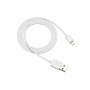 USB kábel, USB - Lightning (Apple), 1m, CANYON 'MFI-1', fehér