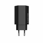 Hálózati töltő, 1xUSB-A, 2xUSB-C, 65W, CANYON Hexagon 65, fekete