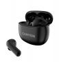 Fülhallgató, TWS vezeték nélküli, Bluetooth 5.3, CANYON TWS-5, fekete