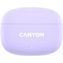 Fülhallgató, TWS vezeték nélküli, Bluetooth 5.4, CANYON OnGo 9, levendula
