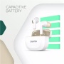 Fülhallgató, TWS vezeték nélküli, Bluetooth 5.4, CANYON Hexagon 7, fehér-bézs