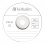 CD-R lemez, 700MB, 52x, 10 db, vékony tok, VERBATIM DataLife