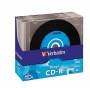 CD-R lemez, bakelit lemez-szerű felület, AZO, 700MB, 52x, 10 db, vékony tok, VERBATIM 'Vinyl'