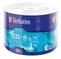 CD-R lemez, 700MB, 52x, 50 db, zsugor csomagolás, VERBATIM 'DataLife'