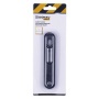 Univerzális kés, cserélhető pengével, 18 mm, DONAU 'Safety', fekete