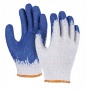 Védőkesztyű, textil, DONAU 'Safety', 10/XL, kék